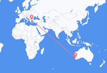 Vluchten van Perth, Australië naar Kavala, Griekenland