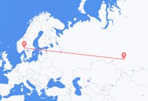 Flyg från Kemerovo till Oslo