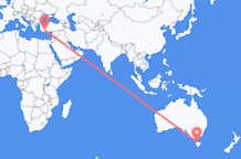 Flyg från Devonport, Australien till Antalya, Turkiet