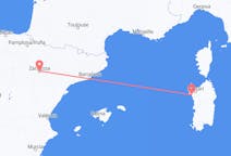 Flyrejser fra Alghero, Italien til Zaragoza, Spanien