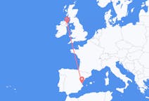 出发地 西班牙出发地 巴倫西亞前往北爱尔兰的贝尔法斯特的航班