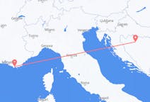 Flyg från Banja Luka, Bosnien och Hercegovina till Toulon, Frankrike