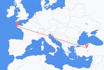 Flyrejser fra Ankara, Tyrkiet til Brest, Frankrig