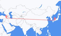 Flights from Tokushima, Japan to Şırnak, Turkey