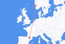 Fly fra Lleida til Stavanger