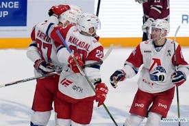 Partido de hockey sobre hielo de Riga