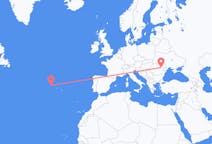Flights from Corvo Island, Portugal to Bacău, Romania