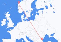 Flights from Volda, Norway to Burgas, Bulgaria