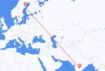 Flights from Hyderabad, India to Umeå, Sweden