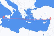 Vols depuis la ville de Pantelleria vers la ville de Province de Hatay