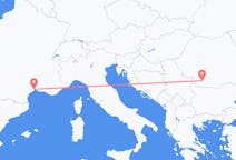 Flug frá Craiova, Rúmeníu til Montpellier, Frakklandi