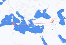 Vols de Tunis, Tunisie pour Van, Turquie