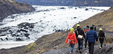 Glacier Walk og South Coast Tour med minibuss fra Reykjavik