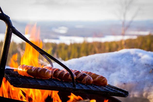 Vandring till Frozen Waterfalls of Korouoma Inklusive BBQ Lunch från Rovaniemi