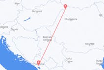 Flyg från Satu Mare till Podgorica