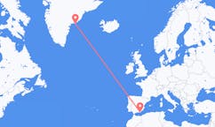 Loty z Almerii w Hiszpanii do Kulusuka na Grenlandii
