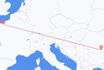 Flyg från Caen, Frankrike till Bukarest, Rumänien