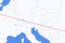 Flyg från Caen, Frankrike till Bukarest, Rumänien