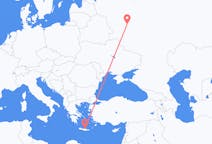 Flights from Kaluga, Russia to Heraklion, Greece