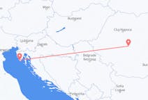 Flyg från Sibiu, Rumänien till Pula, Kroatien