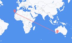 Flyreiser fra Esperance, Australia til Las Palmas, Spania