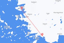 Flyrejser fra Mytilini, Grækenland til Dalaman, Tyrkiet
