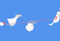 Flüge von der Stadt San Sebastian de La Gomera in die Stadt Fuerteventura