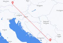Flyg från Skopje till Salzburg
