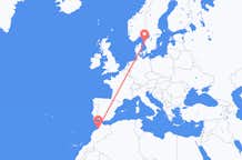 Flyreiser fra Rabat, til Göteborg