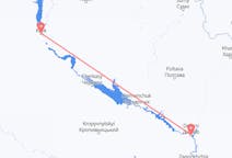 Vluchten van Dnipro naar Kiev