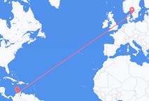 Flyrejser fra Santa Marta, Colombia til Göteborg, Sverige