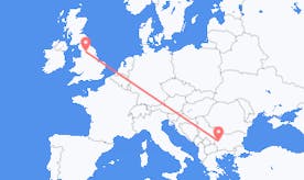 Flyg från England till Bulgarien