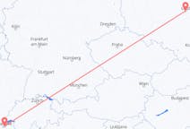 Flights from Łódź to Geneva