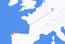 Flyrejser fra Santiago de Compostela til Frankfurt