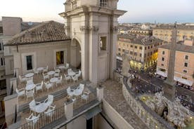Ópera al aire libre de Roma con aperitivo italiano