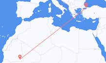 Flyrejser fra Nema til Istanbul