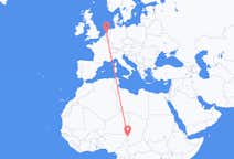 Flyreiser fra N Djamena, til Amsterdam