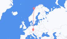 Flights from Bodø to Salzburg