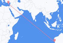 Flyreiser fra Geraldton, Australia til Páfos, Kypros