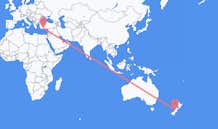 Voos de Hokitika, Nova Zelândia para Antália, Turquia