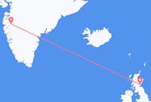 스코틀랜드 던디에서 출발해 그린란드 Kangerlussuaq에(으)로 가는 항공편