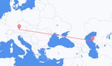 Flyreiser fra Aktau, til Salzburg