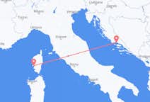 Flyrejser fra Ajaccio til Split