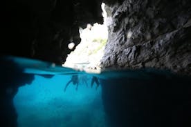 Excursão de barco para grupos pequenos na Caverna Azul saindo de Dubrovnik