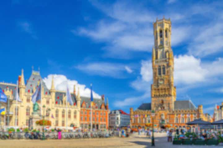 Haventransfers heen en terug in Brugge, België