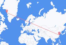 Flyrejser fra Shanghai, Kina til Upernavik, Grønland