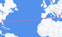 Flyrejser fra Jacksonville, USA til Paros, Grækenland