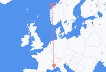 Flyrejser fra Ålesund til Nice