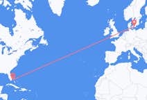 Flyrejser fra Bimini, Bahamas til Malmø, Sverige