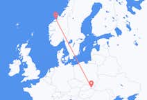 เที่ยวบินจาก Kristiansund ถึงโคซิเซ